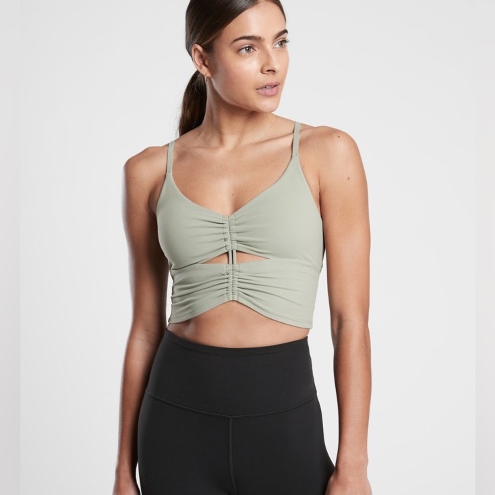 EUC Athleta Cinch Longline Bra, Sz M